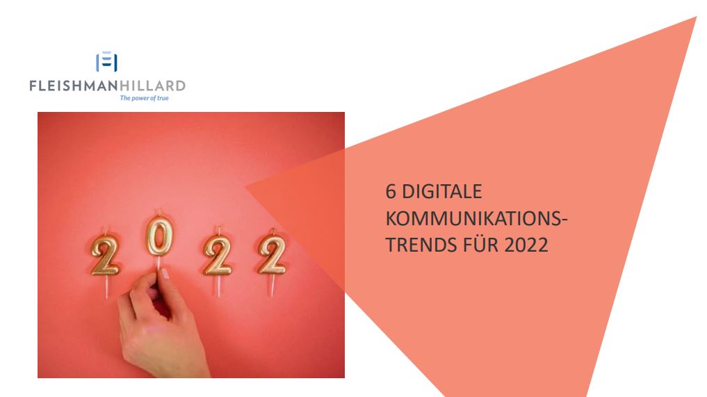 Digitale Kommunikationstrends 2022